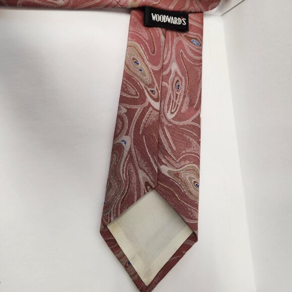 Vintage Abstract Tie – Woodward’s – Made in Canada - Picture 4 of 4